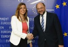 Susana Díaz y Martin Schulz