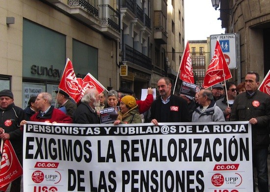 pensionistas-jubilados-Rioja Jubilados: con las pensiones no se juega