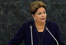 Dilma Rousseff interviene ante la Asamblea General de la ONU en septiembre de 2013