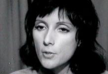 Gloria Jiménez Villarroel, presentadora del informativo estelar de Televisión Nacional (TVN) en 1973