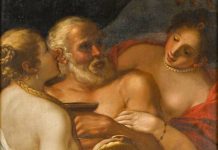Lot y sus hijas-Atribuido a Alessandro Varotari (1600-1630). (Detalle). Colección Fundación Dinastía Vivanco.