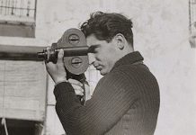 Robert Capa, fotografiado en España, en 1937, por Gerda Taro