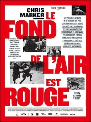 cartel-restaurado-Chris-Marker Estreno en Francia con copia restaurada de “El fondo del aire es rojo” de Chris Marker