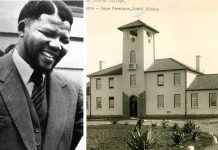 El joven Nelson Mandela estudió en la Universidad Metodista de Fort Hare en su juventud
