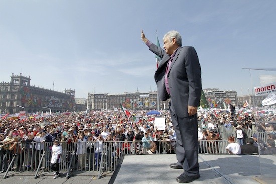 AMLO-Obrador-Zocalo México, presidenciales 2018: la venganza