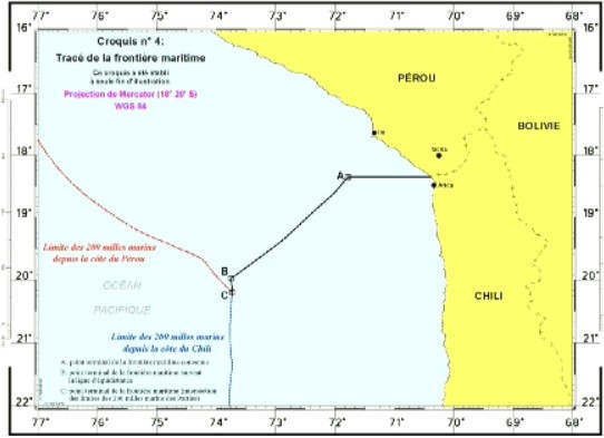mapa-peru-chile-frontera-mar Nueva frontera marítima entre Perú y Chile