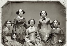 Frances Benjamin Johnston, “The 5 Clark Sisters”, ca. 1850