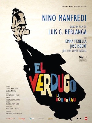 cartel Verdugo Reestreno en Francia de El verdugo obra maestra de Luis García Berlanga
