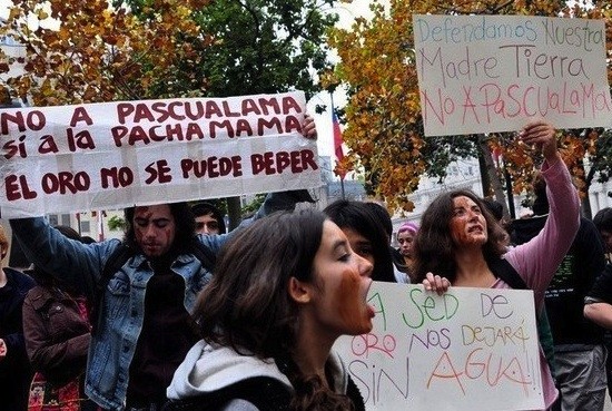 Mina-Pascua-Lama-protestas Conflictividad penaliza los resultados de mineras y petroleras