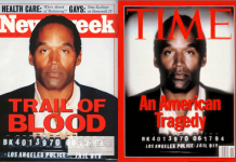O. J. Simpson en las portadas de 'Newsweek' y 'Time', 27 de junio de 1994