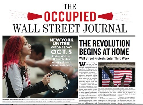 Occupy-Wall-Street-periodico La globalización facilita la visibilidad del nuevo cambio generacional