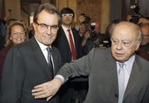 Jordi Pujol con Artur Mas