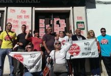Movilización contra los desahucios en Granada