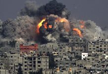 Bombardeo sobre Gaza en 2014