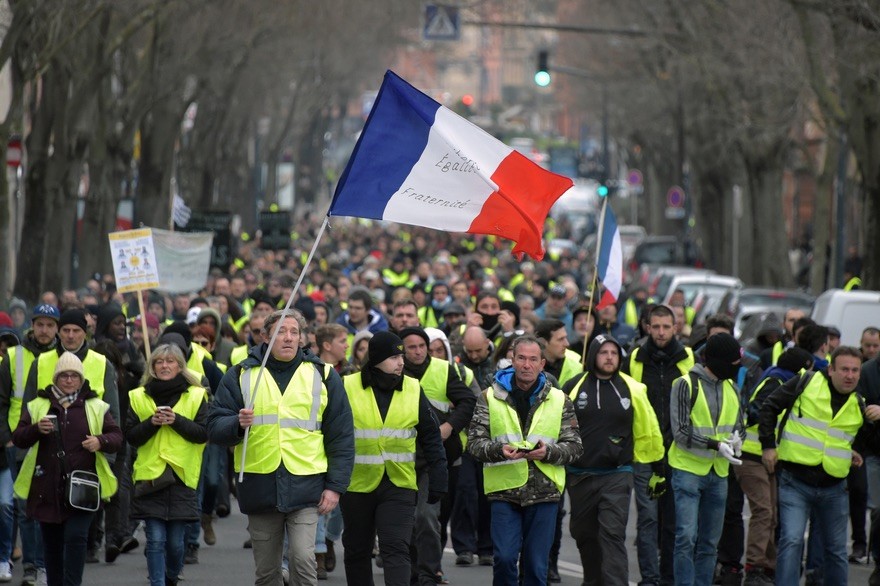 rtl-gilets-jaunes-toulouse-29-12-2018 Gilets Jaunes: tregua navideña, fin de año y brasas ardientes para 2019