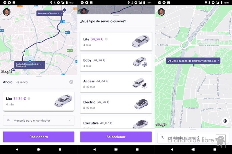 cabify-aplicacion Facua denuncia a Cabify por vulnerar derechos de los consumidores