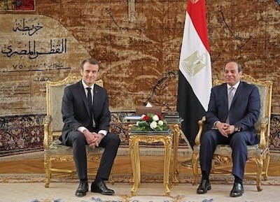 enmanuel-macron-con-abdelfatah-al-sisi Periodismo en Egipto: Macron planteó a Al Sisi la situación de Shawkan