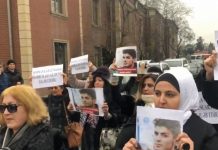 Manifestación en solidaridad con Mehman Huseynov.