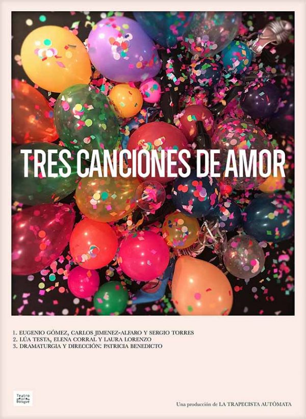 tres-canciones-cartel-600x823 Teatro: Patricia Benedicto entona “Tres canciones de amor”. Danzas y contradanzas