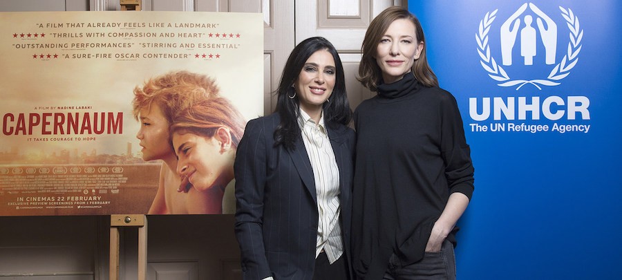 cate-blanchett-con-nadine-labaki-londres Premios Oscar 2019: mujeres y derechos humanos