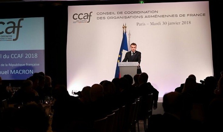 macron-ccaf-genocidio-armenio Francia oficializa anualmente el Genocidio Armenio