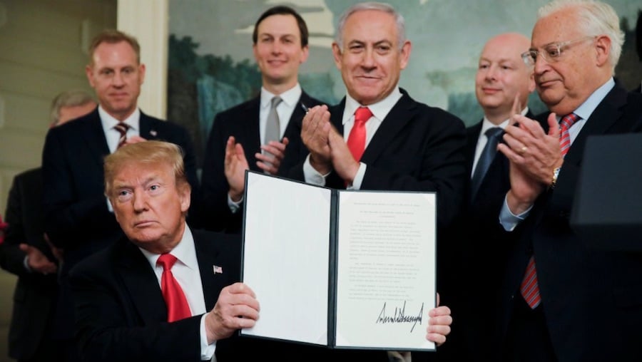 donald-trump-netanyahu-golan Donald Trump contra el mundo: adjudica los Altos del Golan a los israelíes