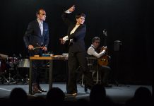 Leonor Leal, Antonio Moreno y Alfredo Lagos en Nocturno. Foto de Javier Fergo