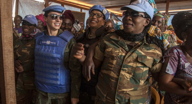 minusca-herve-serefio-mujeres-militares Marcia Andrade: el compromiso de la ONU con la mujer Centroafricana