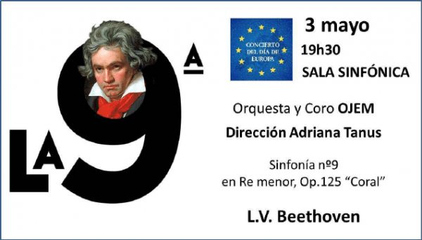 concierto-ojem-600x342 Día de Europa: la OJEM interpretará la 9ª Sinfonía de Beethoven