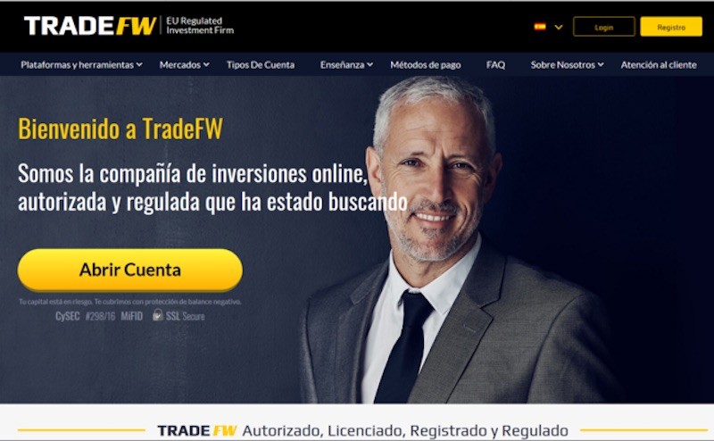 tradefw-forex-bienvenida TradeFW.com: plataforma de negociación profesional para los operadores de forex