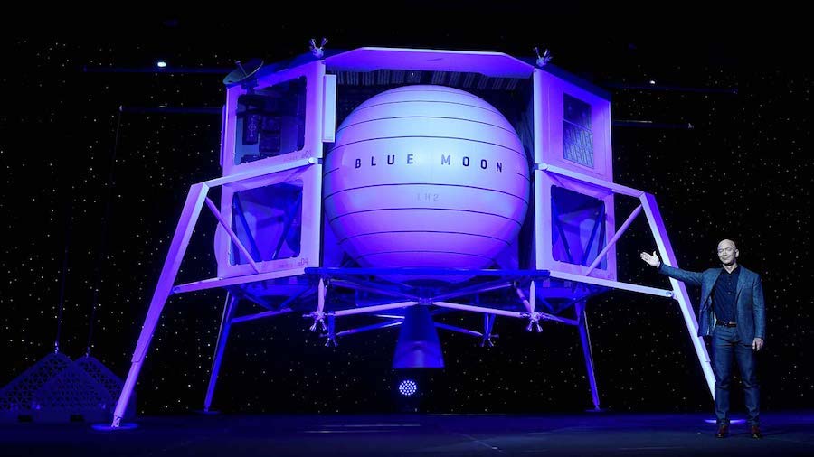 bezos "Blue Moon", Jeff Bezos, el dueño de Amazon, se propone conquistar la luna