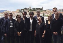 Promotores del llamamiento de los cineastas europeos a participar en la elecciones del mayo de 2019