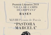 Preio poesía Pastora Marcela 2018
