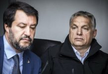 Salvini y Orban, líderes de los racistas y xenófobos europeos