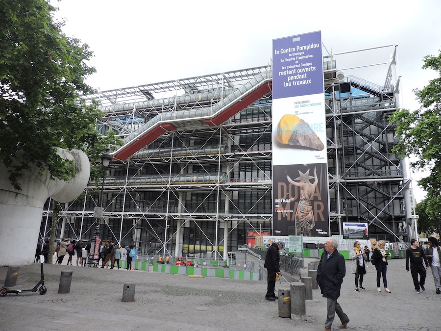 abianco-centro-pompidou-jun2019 París: Notre Dame y el Centro Pompidou