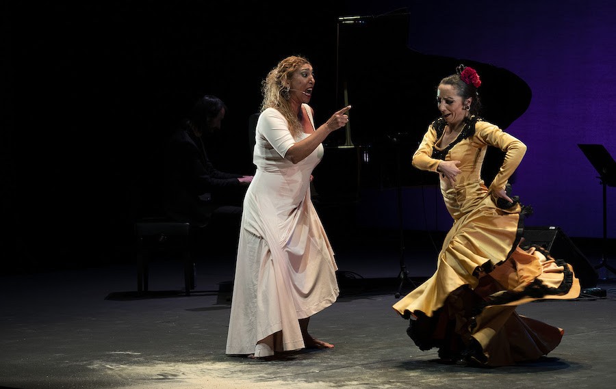 esperanza-fernandez-y-rosario-toledo-poema-cante-jondo-foto-david-mudarra Esperanza Fernández y María Terremoto en Suma Flamenca 2019