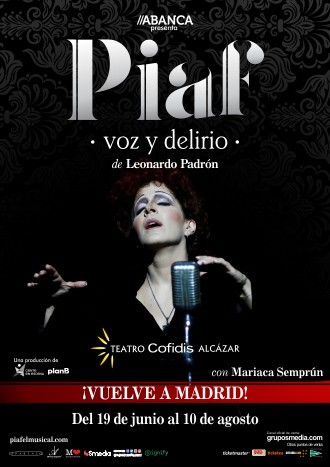 piaf-voz-y-delirio Mariaca Semprún se reencarna en “Edith Piaf. Voz y delirio”