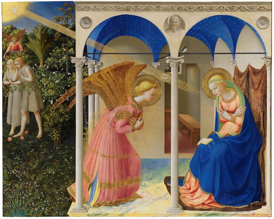 prado-fra-angelico-la-anunciacion Fra Angelico y los artistas del Renacimiento