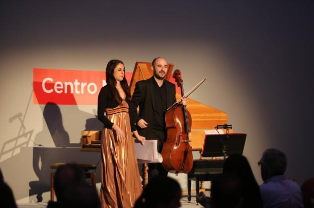 eva-del-campo-guillermo-turina El chelista Guillermo Turina y la clavecinista Eva del Campo triunfan en Gijón