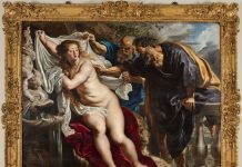 "Susana y los viejos, de Rubens, restaurada en la Academia de Bellas Artes de San Fernando, Madrid.