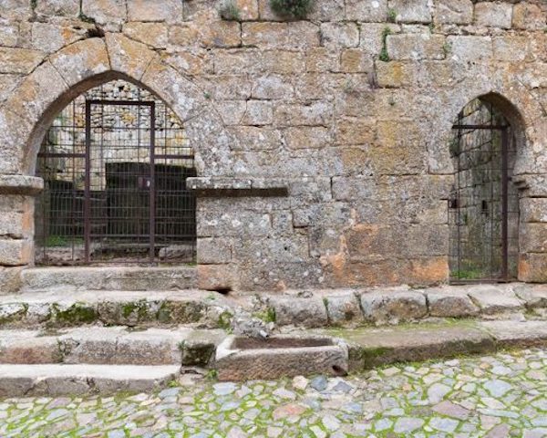 Castelo-Rodrigo-cisterna-medieval Almeida, la fortaleza de estrella