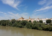 Córdoba: Sotos de la Albolafia con la Mezquita al fondo