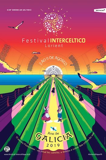 Lorient-2019-cartel-Galicia Año de Galicia en el festival intercéltico de Lorient