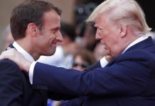 Macrón recibe a Trump en la cumbre del G/ de Biarritz
