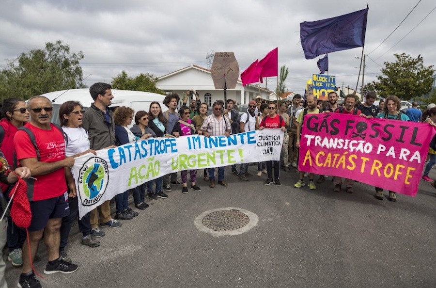 Ninja-Portugal-gas-fosil Movilización en Portugal contra el "fracking"