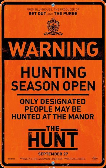 The-Hunt-cartel “The Hunt”: Suspendido el estreno en EE. UU. por las matanzas en Dayton y El Paso