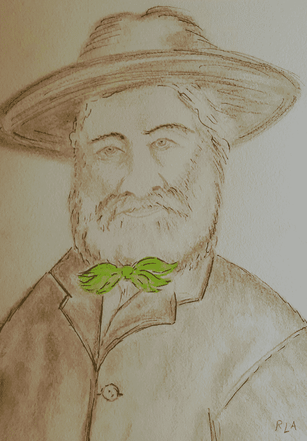 Walt_Whitman_Ilustration-Rodrigo-L-Alonso Walt Whitman, el viejo camarada de Long Island cumple años