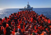 Náufragos rescatados por el Open Arms en el Mediterráneo