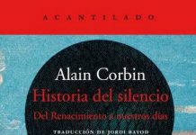 Historia del silencio cubierta