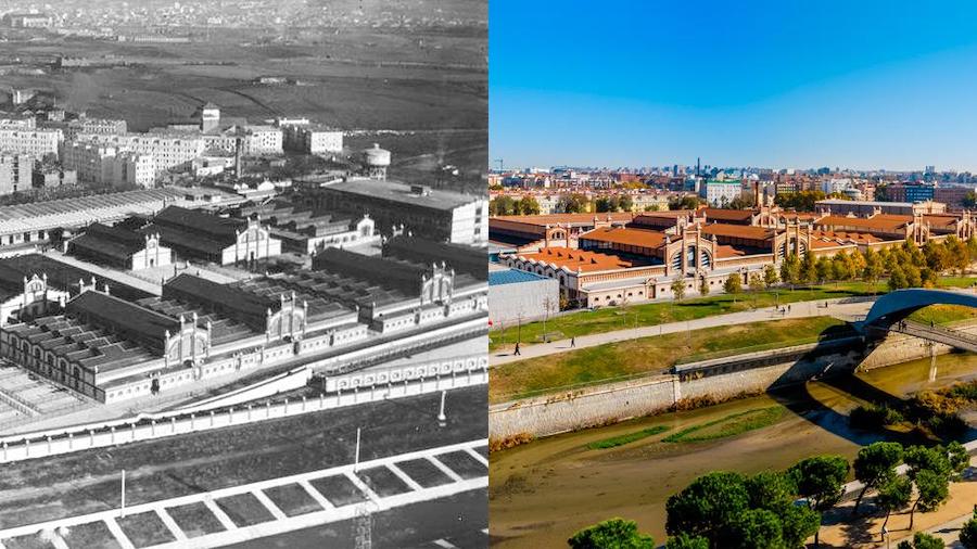 Madrid-Matadero-antes-y-ahora Matadero de Madrid